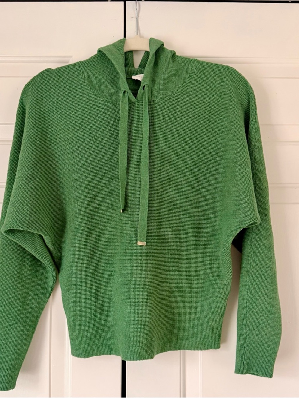 Cyrus Green Knit Hoodie Sweater Size Medium
